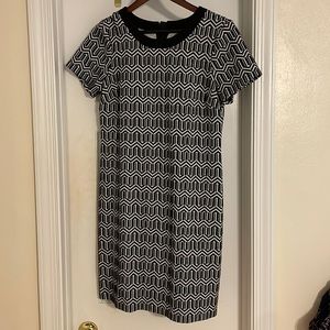 Banana Republic black and white dress size 12